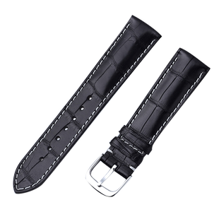 浪琴美洲鳄鱼皮手表带男真皮适用浪琴名匠经典复刻腕表之家XBIAO