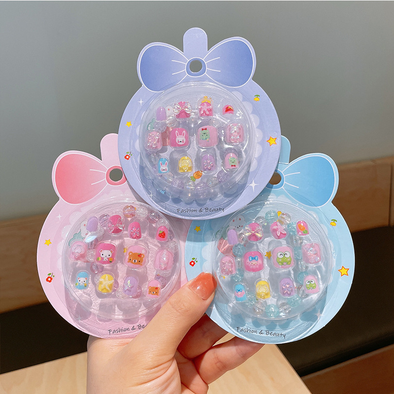 水晶宝宝安全自粘ins风装饰美甲贴卡通可爱女孩新款diy公主手指贴画