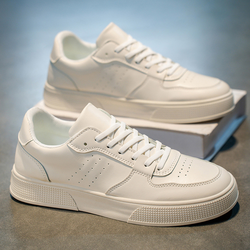 小白鞋子男潮鞋夏季透气爆款防滑平板鞋2025新款运动休闲上班工作