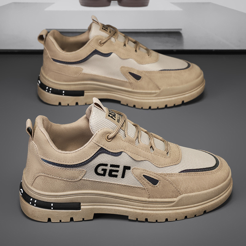 秋季劳保鞋男款2025新款冬季工装网鞋工地网面透气男士防滑工作鞋