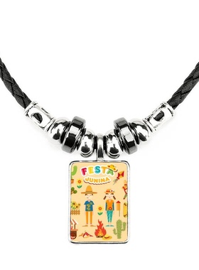 仙人掌吉他巴西饰品合金吊坠