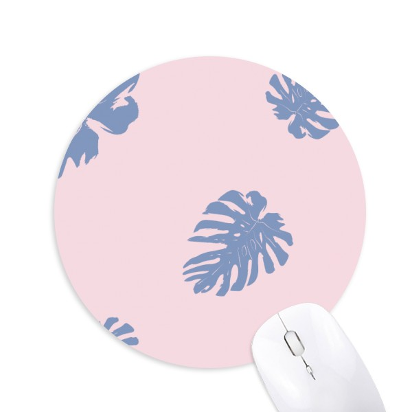 蓝粉抽象花卉北欧插画圆形游戏办公防滑橡胶鼠标垫礼物,电脑硬件/显示器/电脑周边,鼠标垫/贴/腕垫,淘宝优惠券,粉丝福利购,淘宝优惠卷