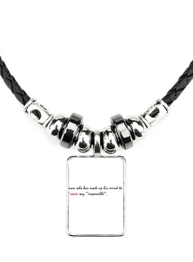 励志饰品合金吊坠