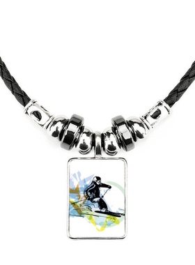 运动花样饰品合金吊坠