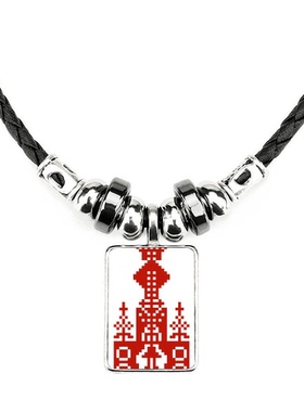 俄罗斯元素饰品合金吊坠