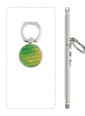 绿色五线谱音乐音符手机支架指环多功能黏贴懒人桌面支撑礼品定制