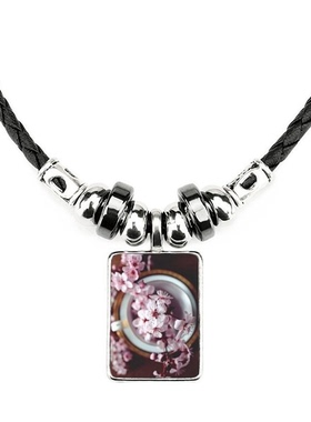 粉色花瓶饰品合金礼物吊坠