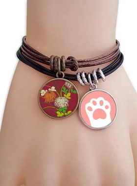 秋天日本猫咪礼品原创设计风手链