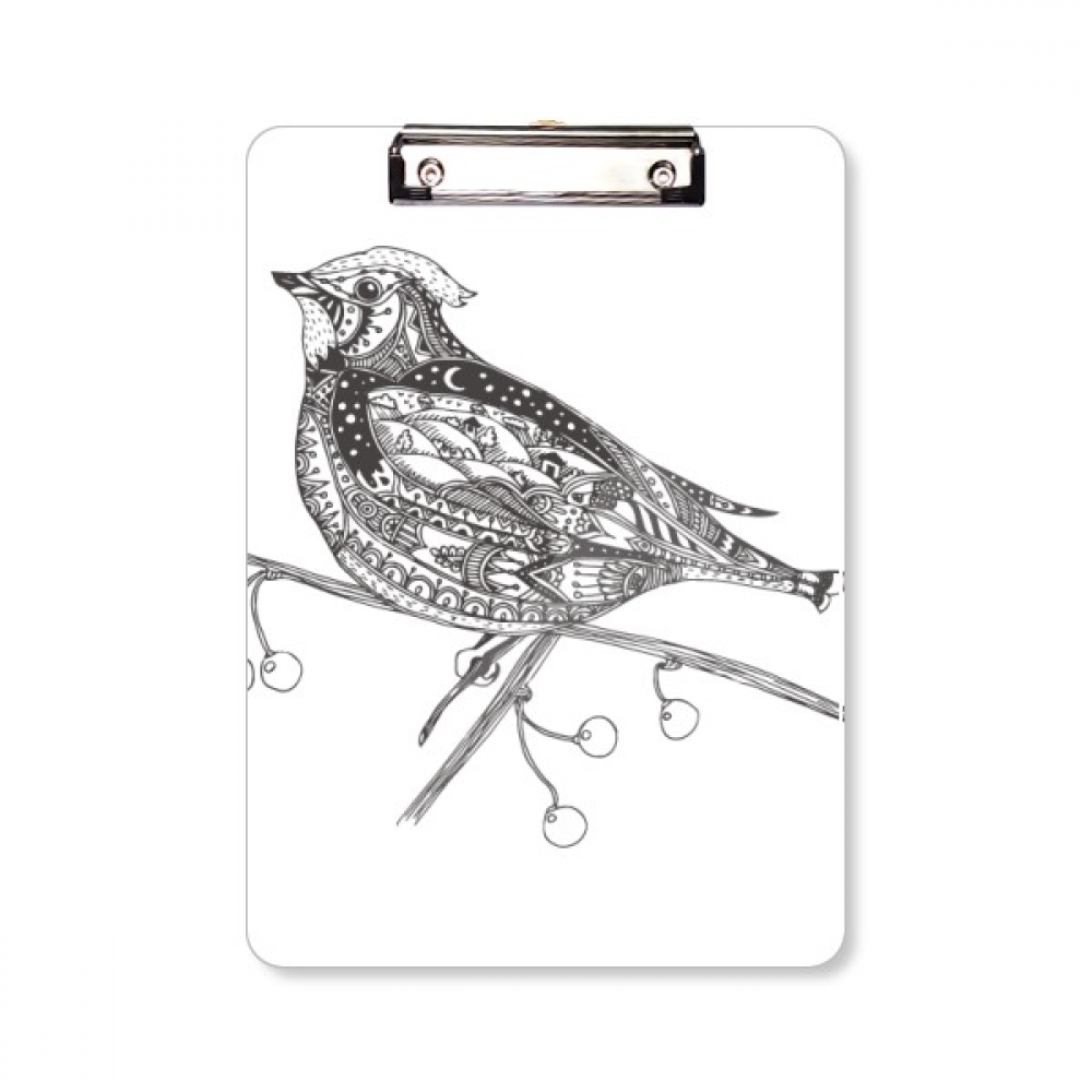 鸟类绘画飞翔线条小平头文件夹书写垫板考试A4板夹纸夹子,居家日用,书写板,淘宝优惠券,粉丝福利购,淘宝优惠卷
