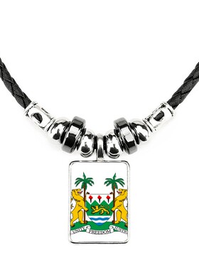 非洲国徽手工项链饰品吊坠