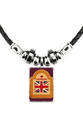 波点英国复古饰品合金吊坠