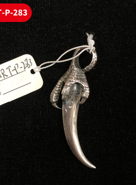 男925银做旧复古时尚项链吊坠