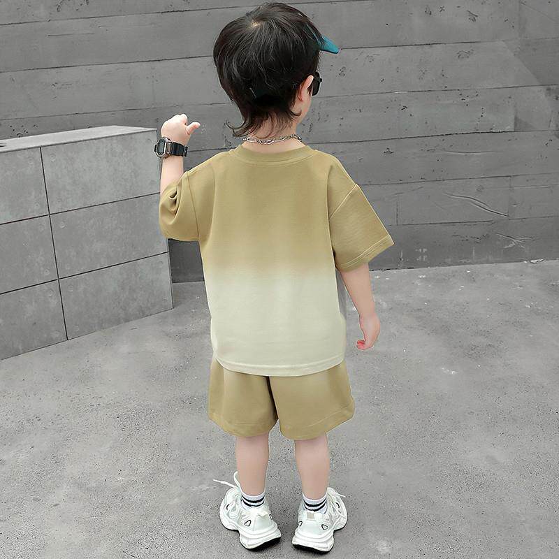 儿童装男童夏装套装2026新款中小童男孩衣服时髦夏季短袖帅气炸街