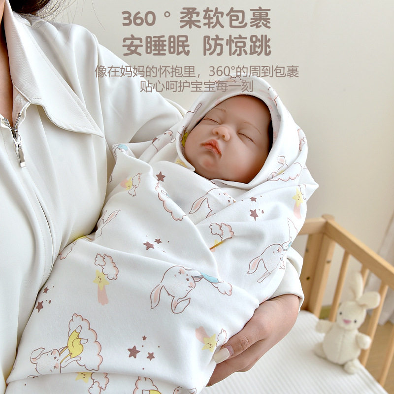 新生纯棉包巾婴儿产房防