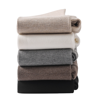 库洛君女童春秋冬纯棉条纹打底裤