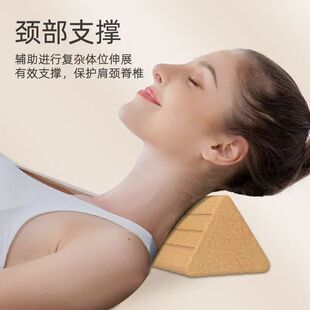 三角砖软木瑜伽砖高密度放松腰腹瑜伽馆专业砖辅助舞蹈砖健身器材