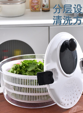 多功能手摇蔬菜脱水器健