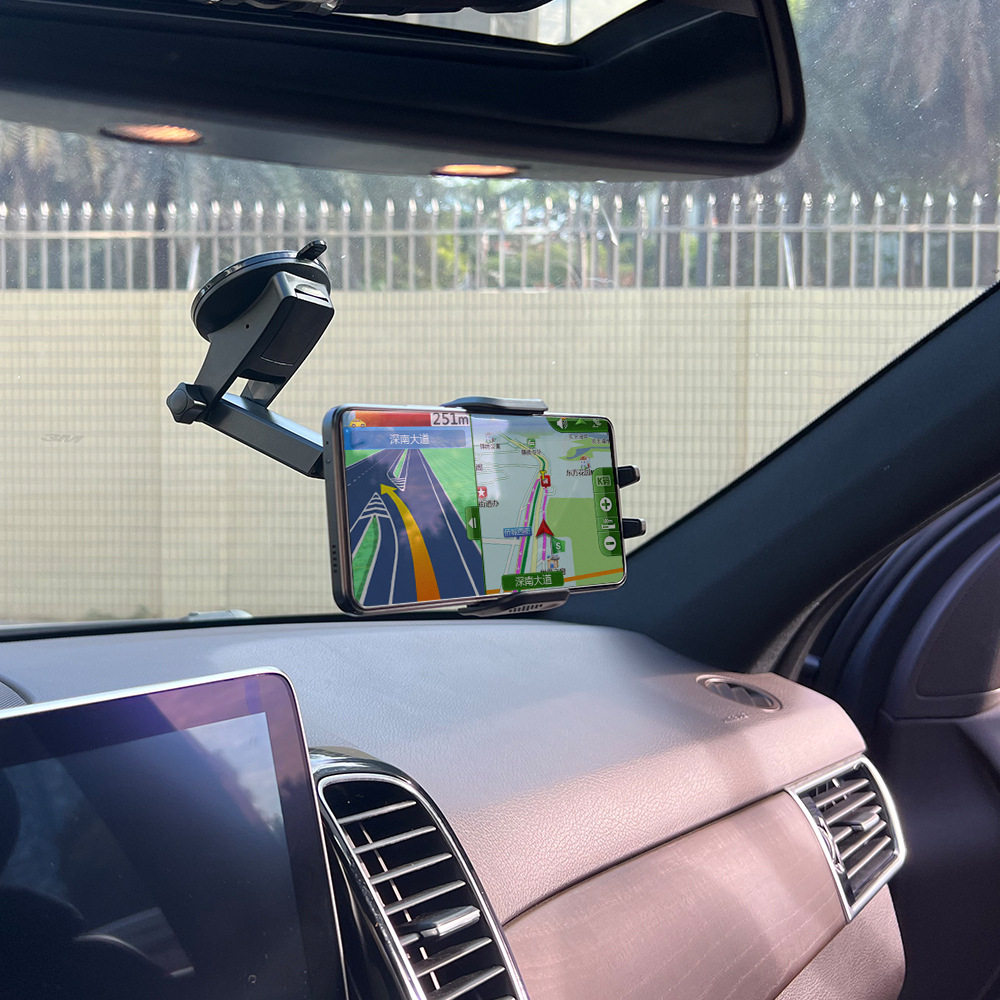 真空吸手机架车载挡风玻璃手机支架桌面手机座汽车仪表板手机支架