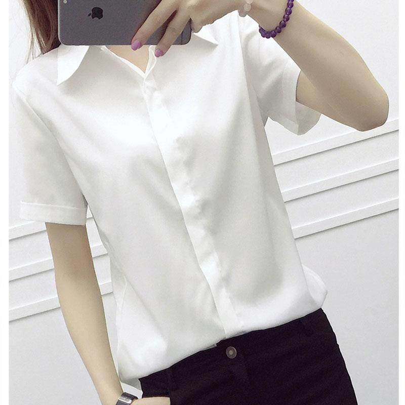 Reception new pattern Occupation work clothes v-neck Short sleeved temperament Large shirt jacket student The summer harvestin the Women's clothing/Boutique , Shirt  category - from Buy2taobao.com to provide professional Taobao agent buy service