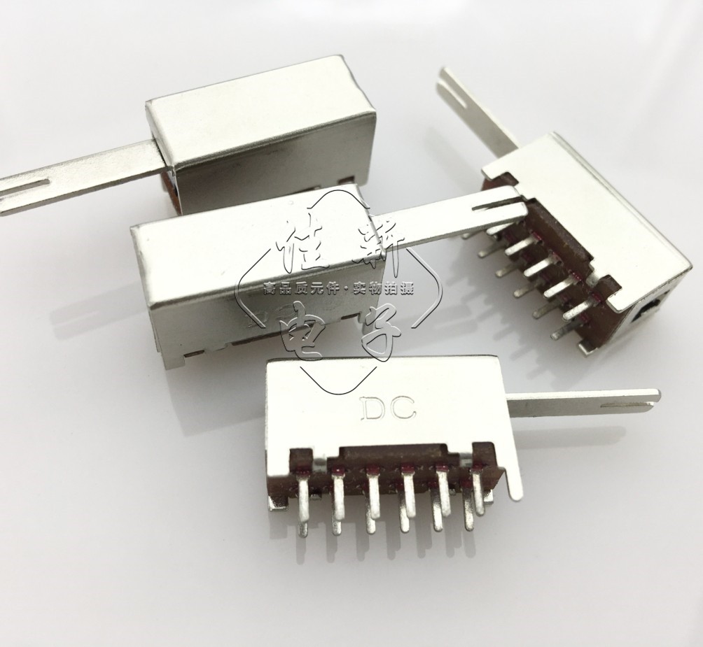 现货PS-42F15拨动开关 PS42F06直拨开关12脚拨动长柄直拨点动按键