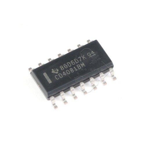 原装 CD4081BM96 SOIC-14 CMOS四路2输入与门 贴片逻辑芯片