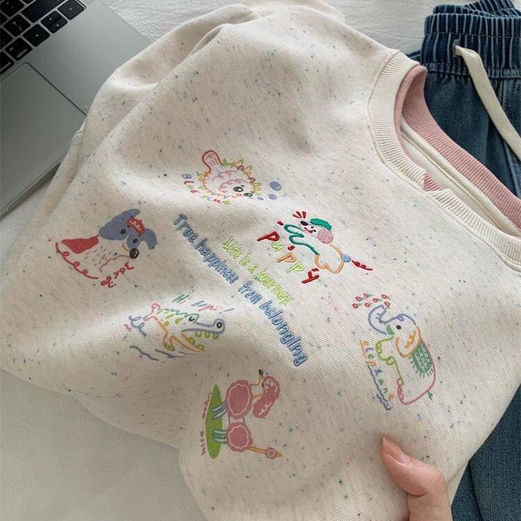 女童加绒卫衣2025新款洋
