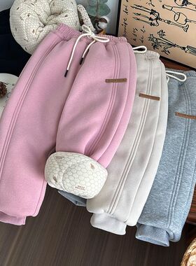 女童棉裤外穿冬季加绒加