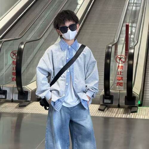 男童春秋套装儿季休闲叠