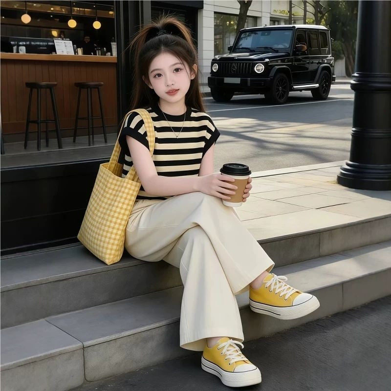 女童夏装套装2026新款儿
