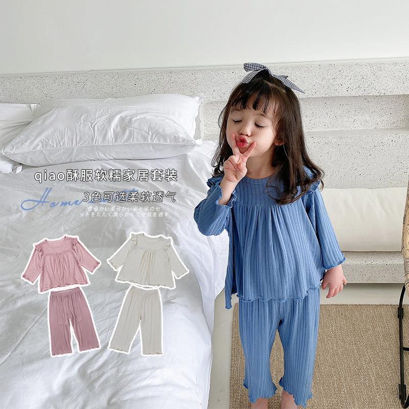 女童睡衣春秋款20装新款