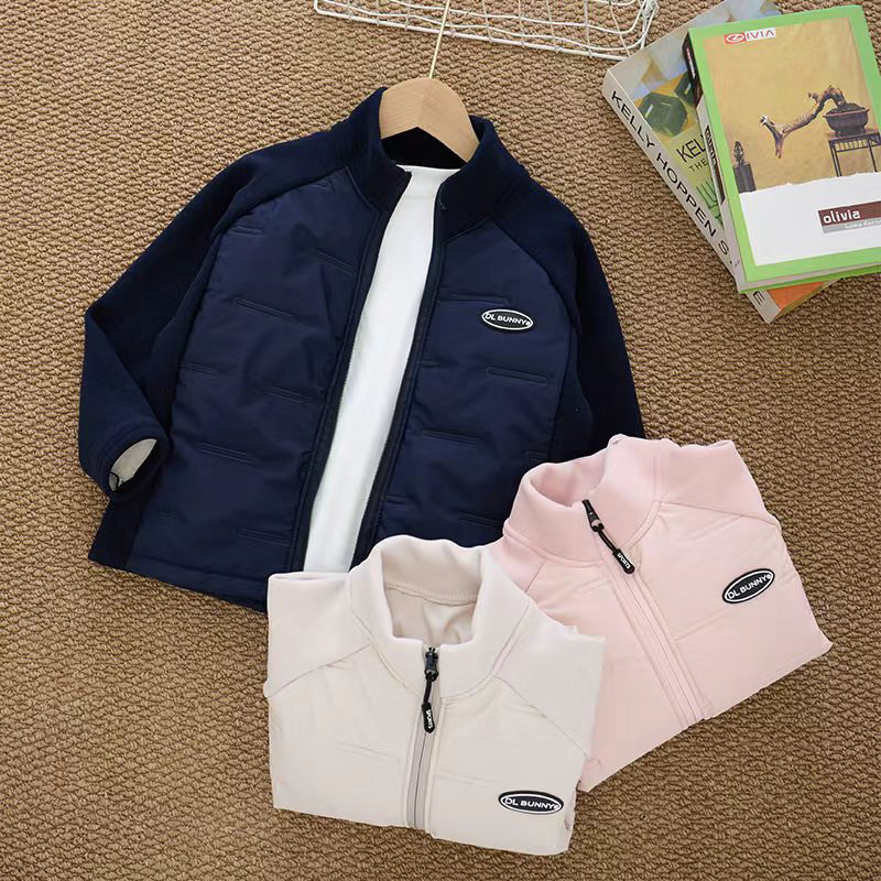 儿童圆标棉服保暖新款奥