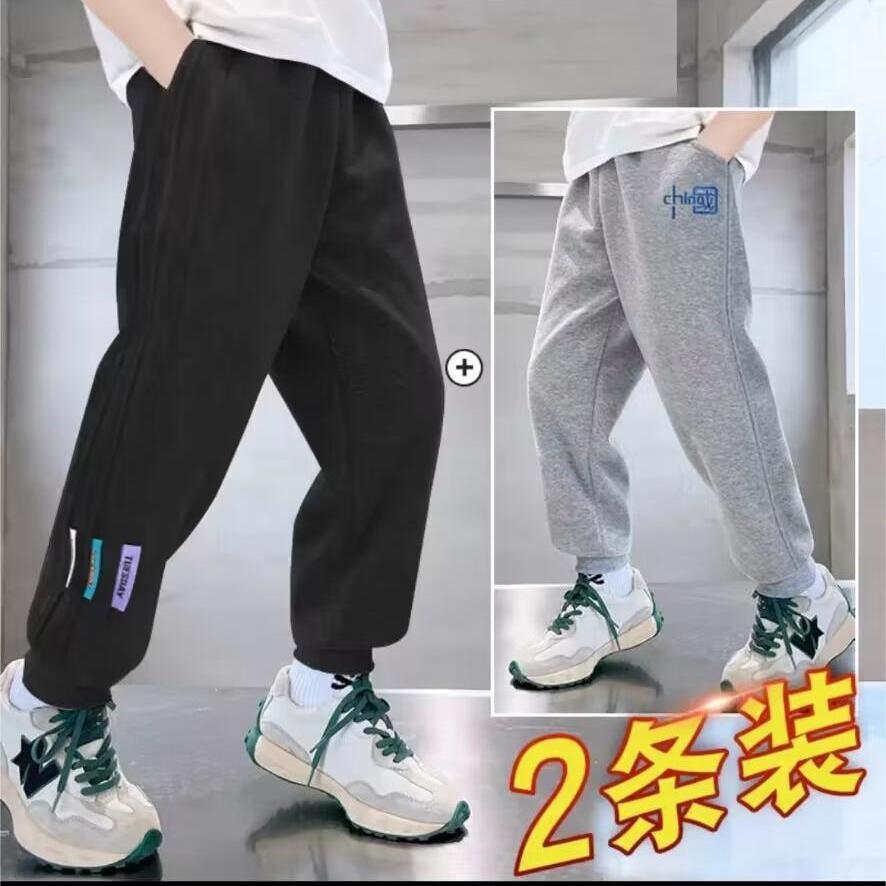儿童裤子男童夏季运动裤2