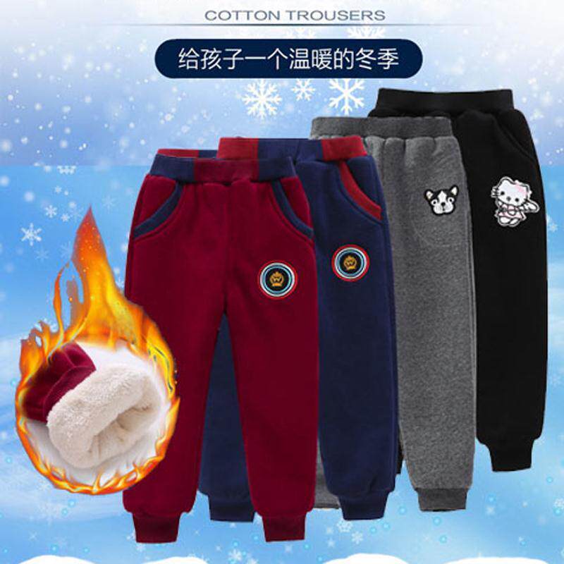 男童加绒棉裤长裤冬款宝