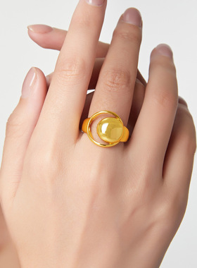 波普风ins潮流嘻哈个性铜材质指