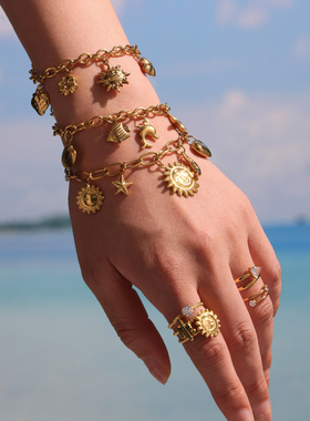 摩天轮太阳女神月亮爱心多配件DI