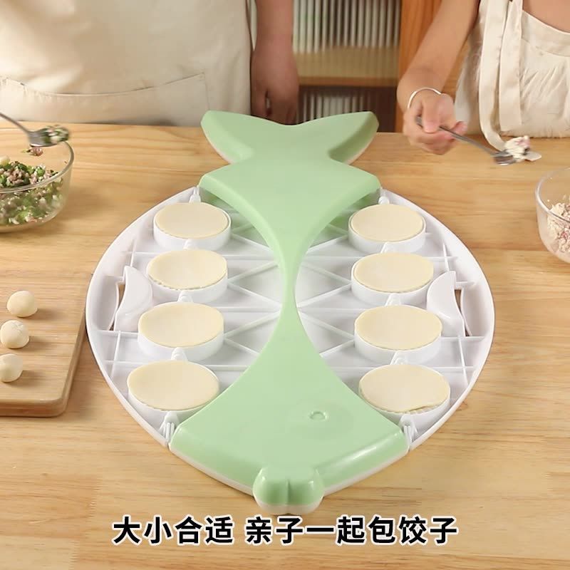创意8连包饺子神器家用包