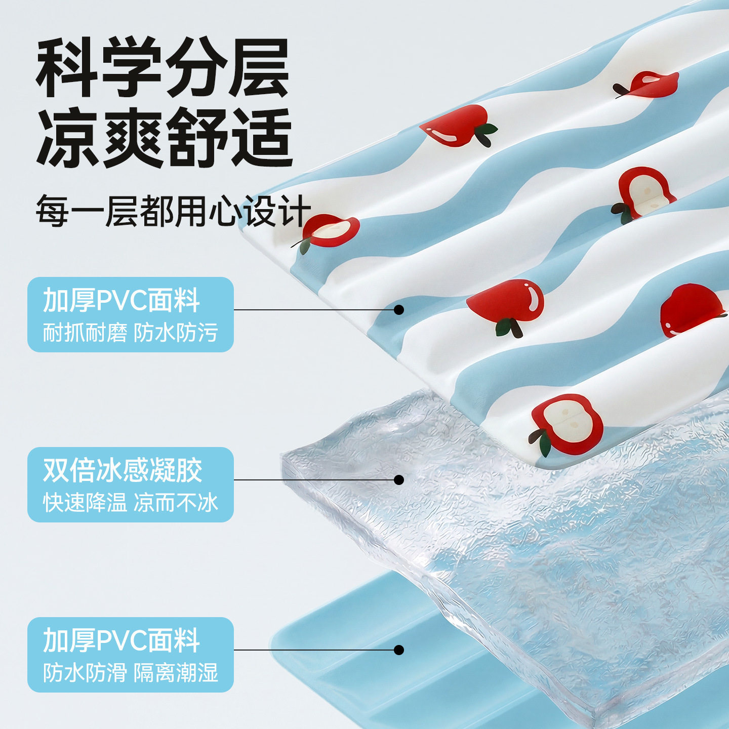 夏天宠物冰垫狗狗降温凝