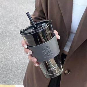 小鹿玻璃杯ins高颜值轻奢