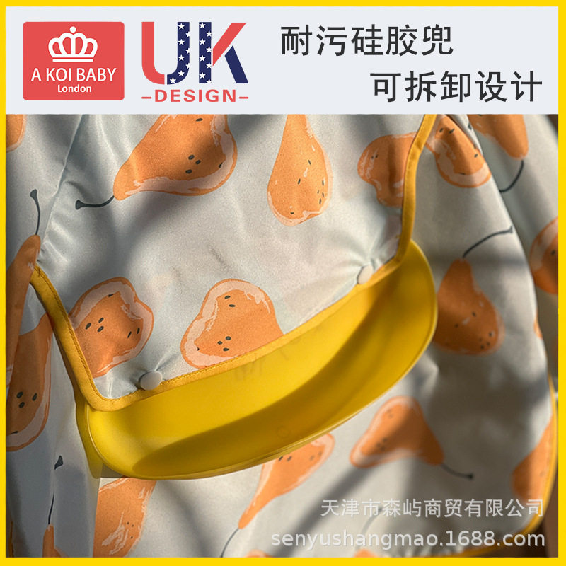 宝宝吃饭饭兜防水超软婴