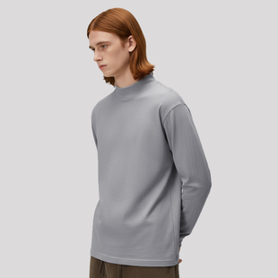 通勤休闲打底衫 BSIJA 男针织衫 线衫 毕厶迦中高领内搭毛衣男秋冬季