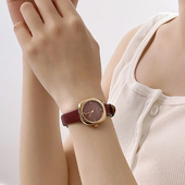 Smart Rock手表猫眼安可拉红小众轻奢生日礼物高级百搭复古石英表