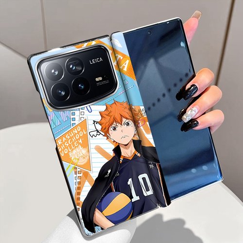 排球少年适用小米MixFold4手机壳磁吸全包中轴铰链Mix Fold4折叠屏电镀手机套Fold4个性高级超薄防摔保护套