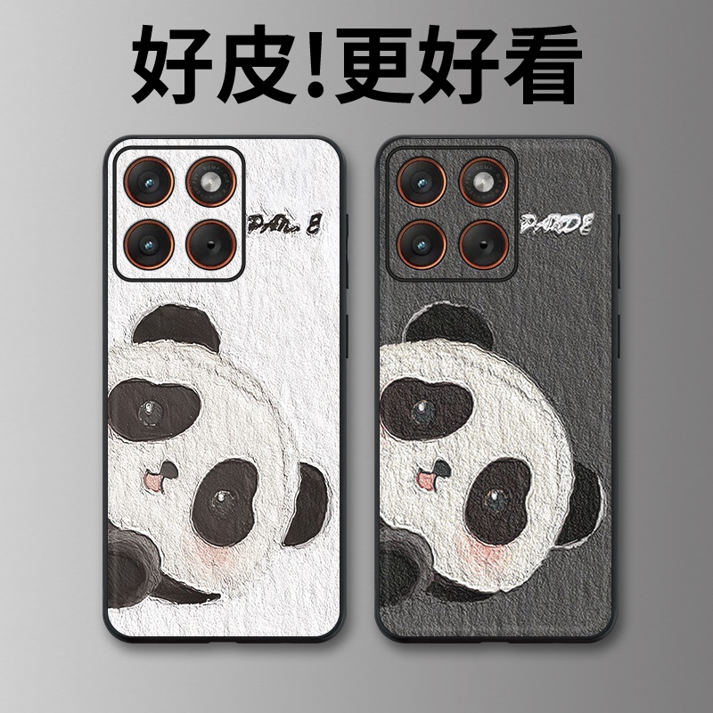 可爱猫咪适用摩托罗拉X70Air手机壳Edge60Pro皮革Edge60s个性X50Ultra潮牌Edge60全包X30Pro防摔S30保护套