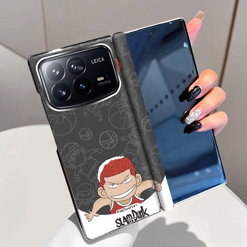 篮球少年适用小米MixFold4手机壳磁吸中轴全包铰链Mix Fold4折叠屏电镀手机套Fold4高级新款超薄防摔保护套