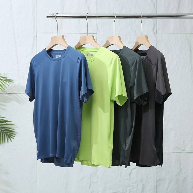 轻量透气双拼蓬缝压胶速干短袖