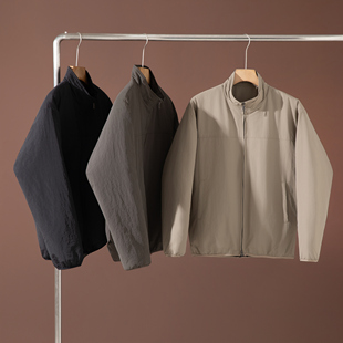 情侣立领高端加厚保暖棉服外套 秋冬男士 日单小鹿 户外压胶分仓