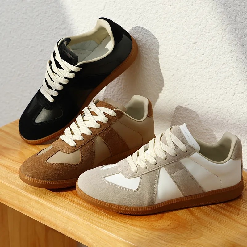 反毛皮男女复古阿甘鞋德训休闲鞋