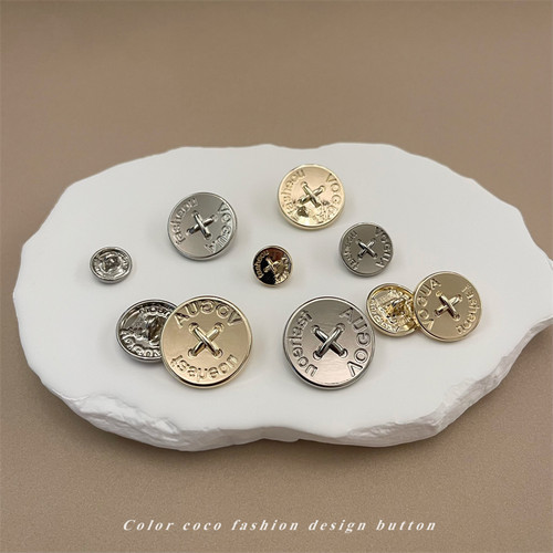 Colorcoco简约时尚金属纽扣