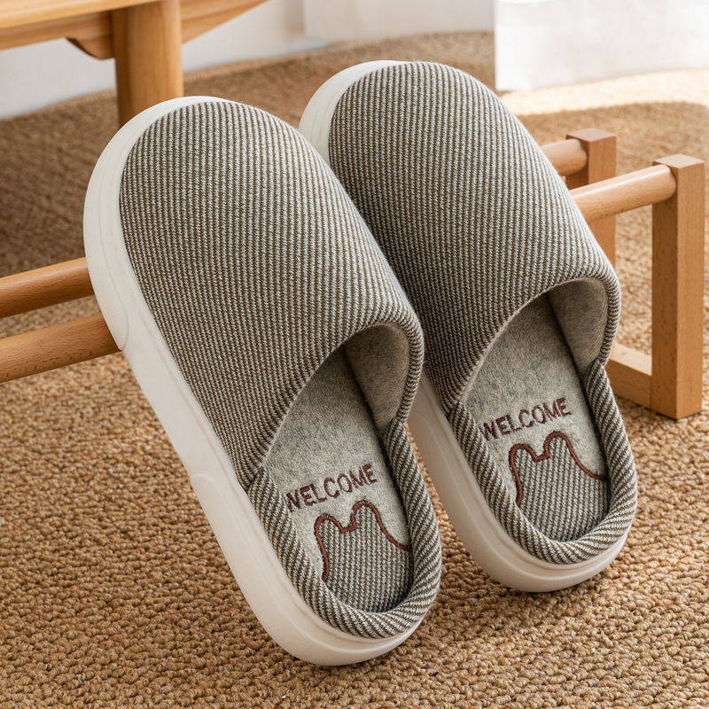 棉拖鞋男秋冬季家用情侣家居室内厚底保暖防滑毛绒绒棉拖男款冬天,居家布艺,居家棉拖/棉鞋,淘宝优惠券,粉丝福利购,淘宝优惠卷