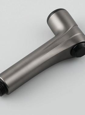 枪灰色ABS塑料马桶伴侣喷枪卫生间高压冲洗器按键持续出水妇洗器